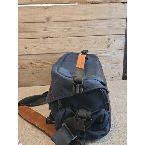 VNTG 1987 Tamrac USED  606 Lens Bridge System Blue Shoulder Camera Bag SEE  DESC - Picture 2 of 10